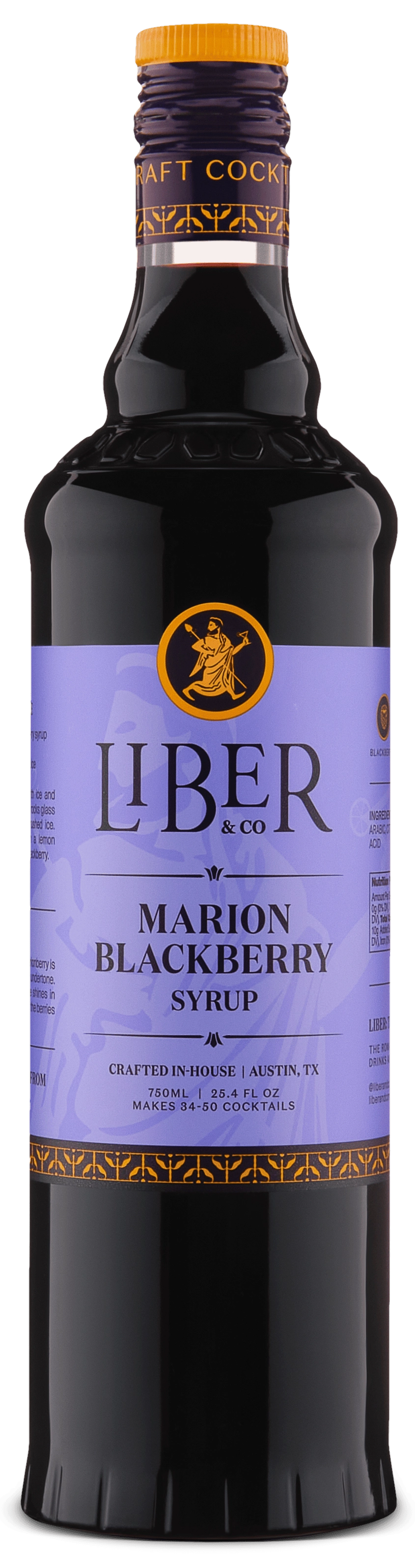 Liber & Co Marion Blackberry Syrup 750ml