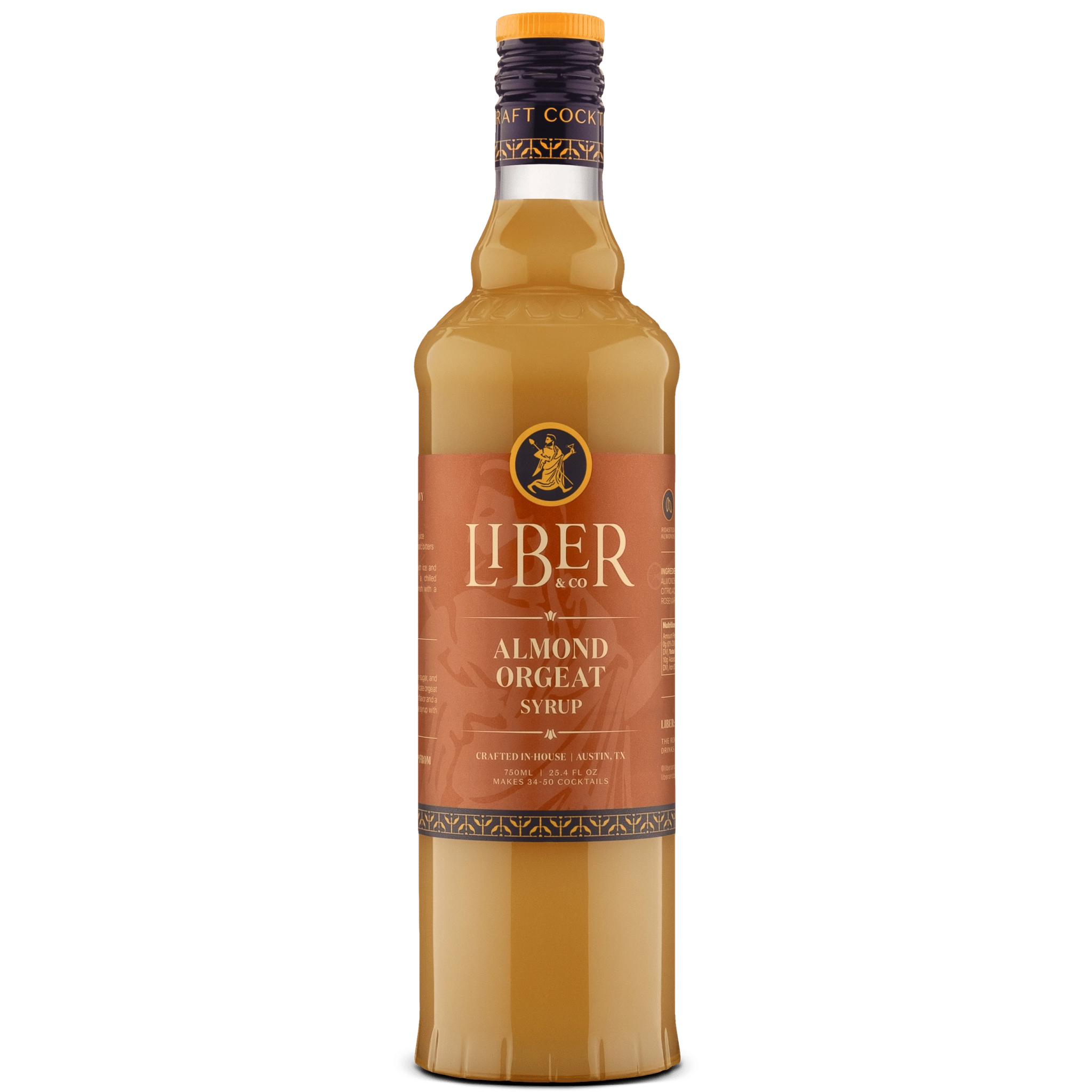 Liber & Co Almond Orgeat Syrup 750ml