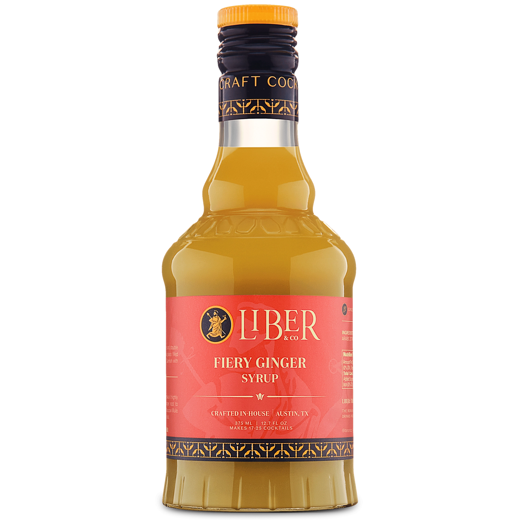 Liber & Co Fiery Ginger Syrup 375ml