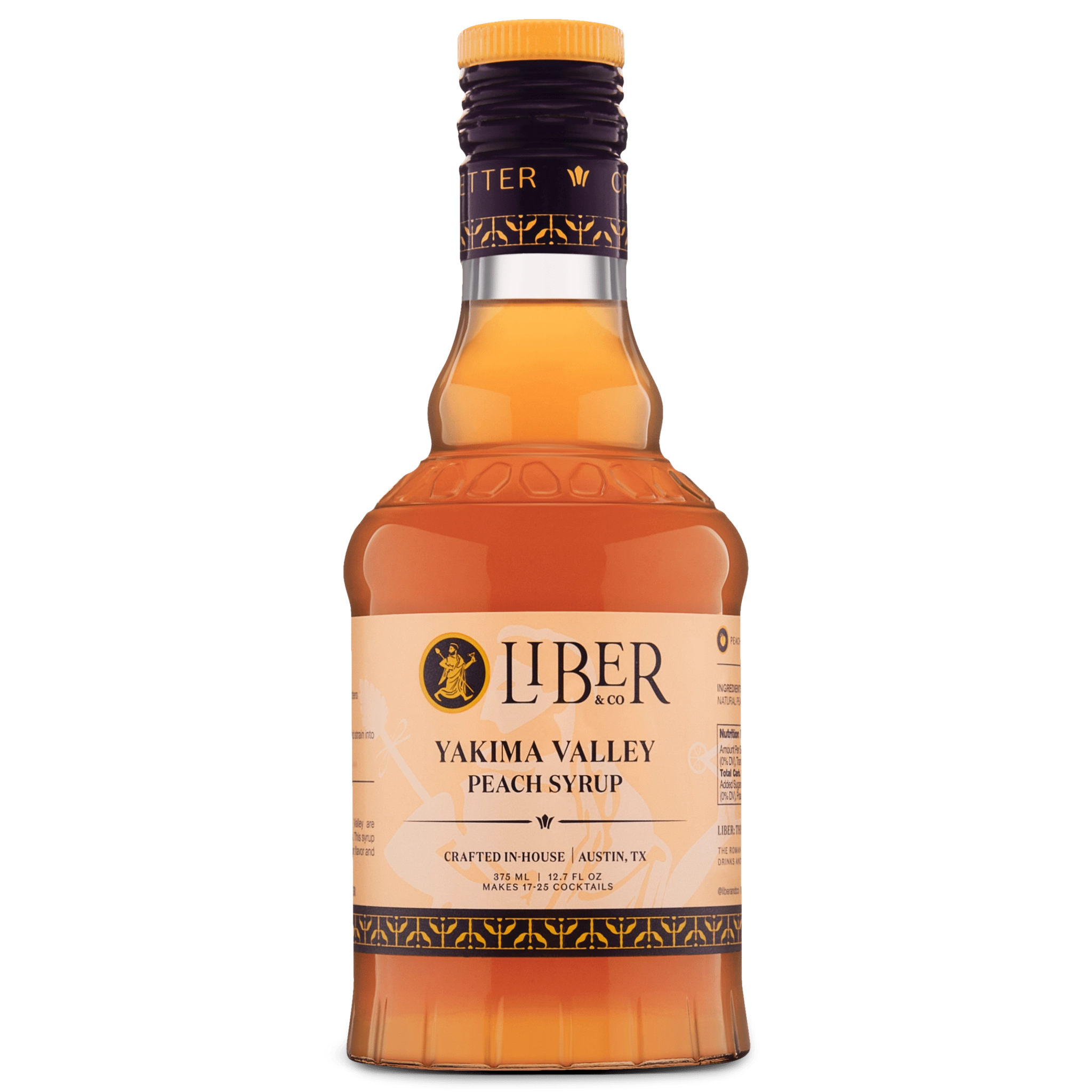 Liber & Co Yakima Valley Peach Syrup 375ml