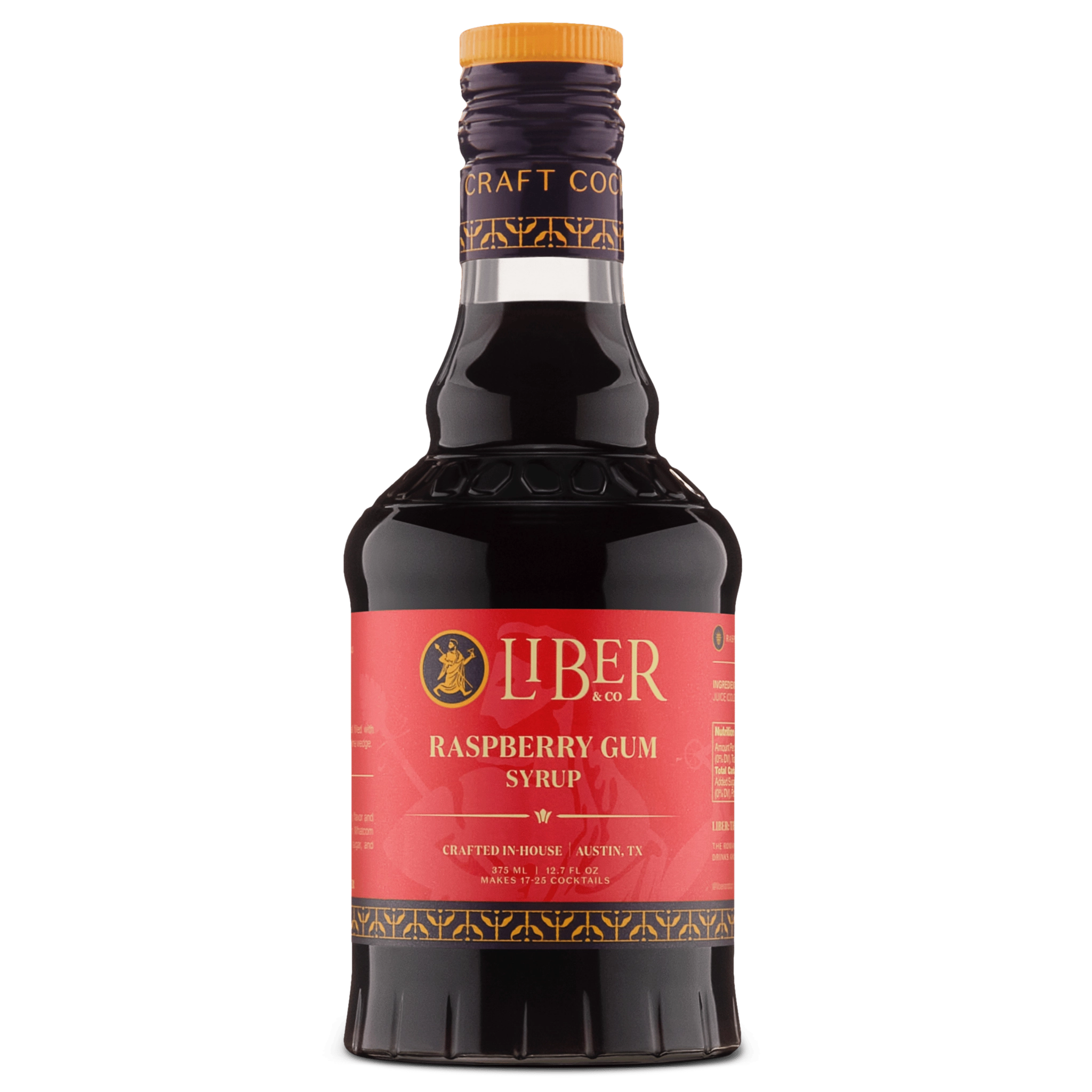 Liber & Co Raspberry Gum Syrup 375ml