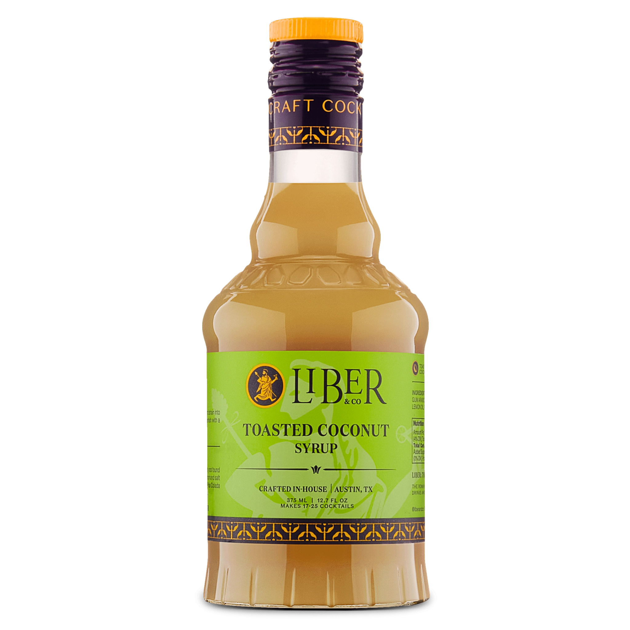 Liber & Co Toasted Coconut Syrup 375ml